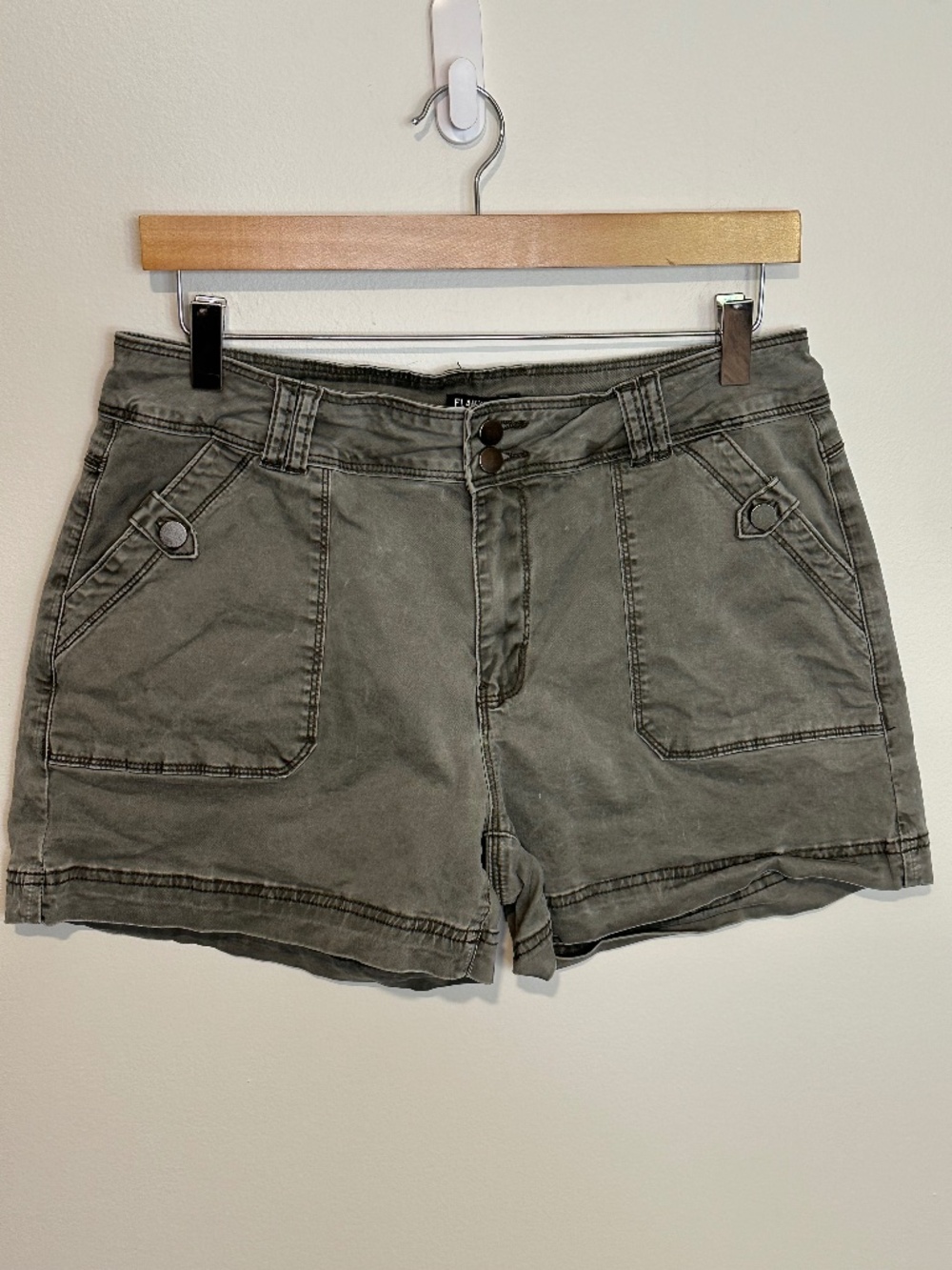Olive green Women's Flamingals Shorts Size L